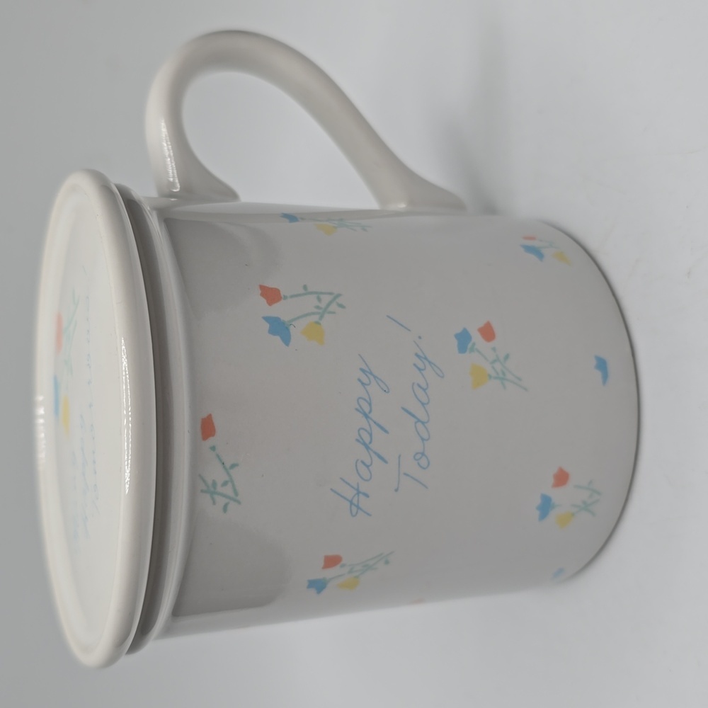 Hallmark Vintage 1983 Mug Mates Happy Today Many Happy Tomorrows With Lid
